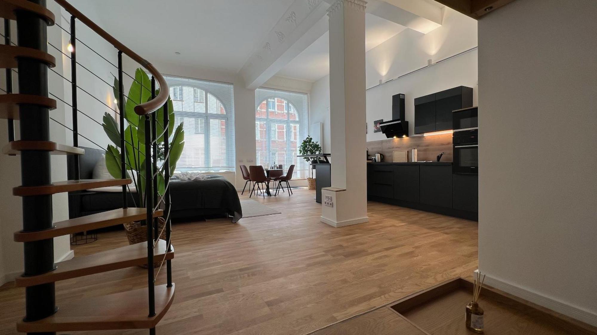 Neu! City-Loft-Apartment Im Goethe Palais I 5P I Lift I Parkplatz I Zentrum I Helios Aue  Ngoại thất bức ảnh